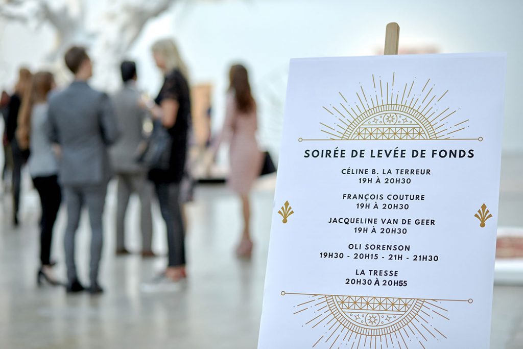 Soirée de levée de fonds Art Souterrain 2019