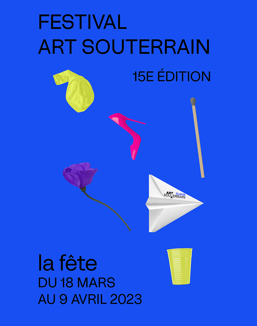Festival Art Souterrain 2023 - la fête- Exposition d'art contemporain