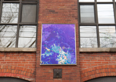 Œuvre de l'artiste Benjamin Perron pour l'exposition L'art s'affiche