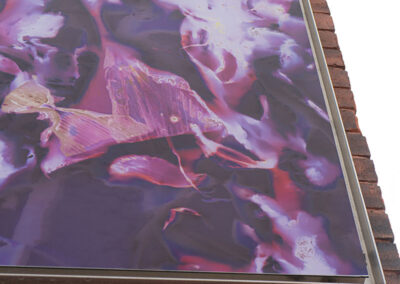 Œuvre de l'artiste Benjamin Perron pour son exposition Ce qu’il reste après la moisson