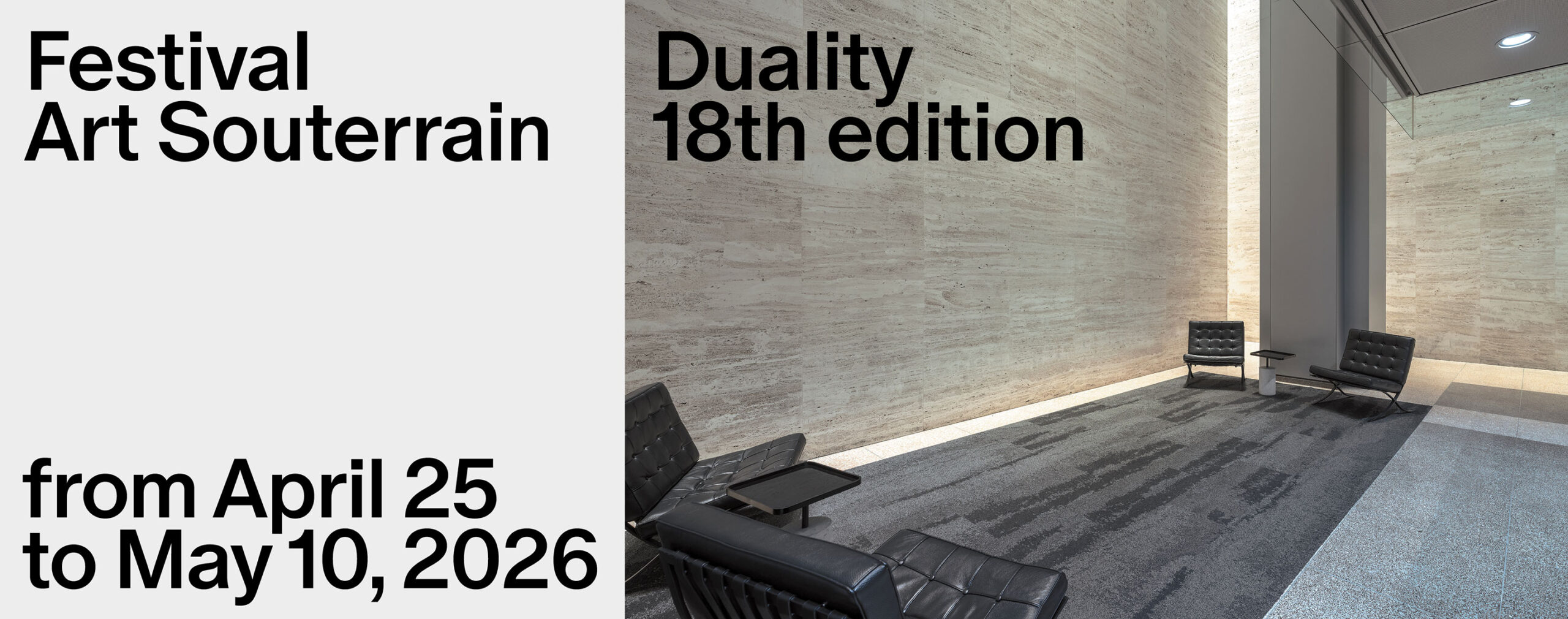 Festival Art Souterrain 18th edition - Duality