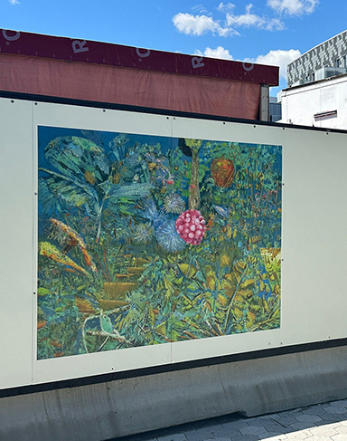 David Lafrance ; L'art s'affiche x Technopôle Angus;